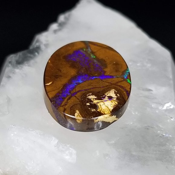 Australian Yowah Opal * 28.73 x 18.90 x 4.10mm * Double Sided boulder opal cab - Picture 7 of 13
